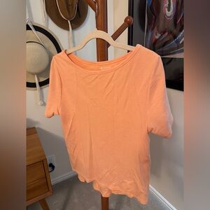 Athleta Peach Tshirt size small